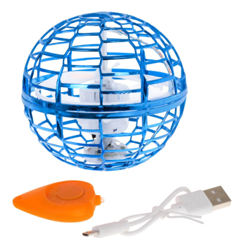 Latająca Kula Sterowana Gestem dla dzieci 6+ i dorosłych Niebieska + Światła LED + Pilot